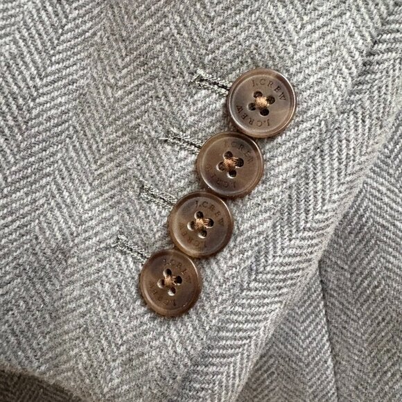 J. Crew Women's Blazer Grey (NEW) Size 16 - Picture 6 of 8
